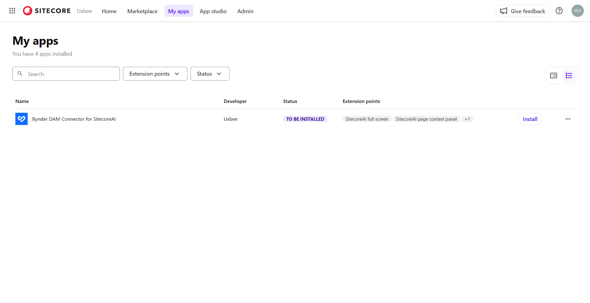 SitecoreAI Marketplace