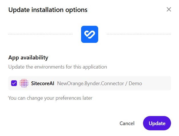 Installing the Bynder Connector