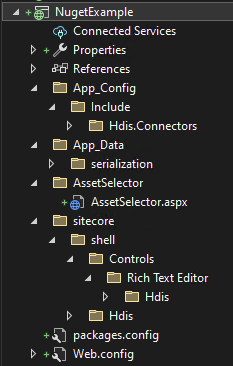 NuGet package contents in Visual Studio